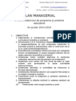 Plan Managerial 13-14