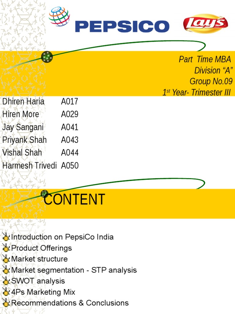 An Analysis of PepsiCo India's FritoLay Brand and Marketing Strategy