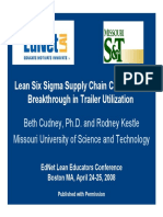 LEC-2008 Cudney&Kestle Lean Six Sigma Case Study Presentation PDF