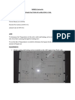 MM321 Lab N# 4: Bypass Factor of A Heating Coil