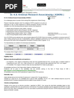 Dr. K.S. Krishnan Research Associateship (KSKRA)