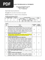 Gujarat Technological University: Advance Engineering Maths B.E. 3 Semester