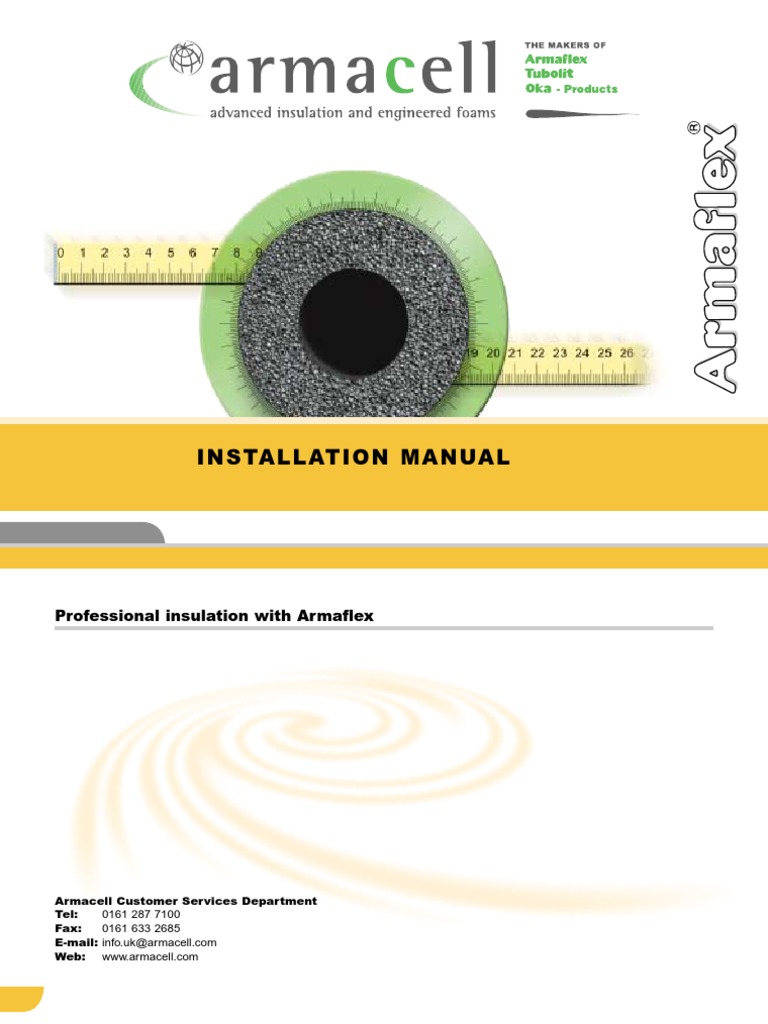 Armaflex_installation_manual.pdf Sheet Metal Thermal Insulation