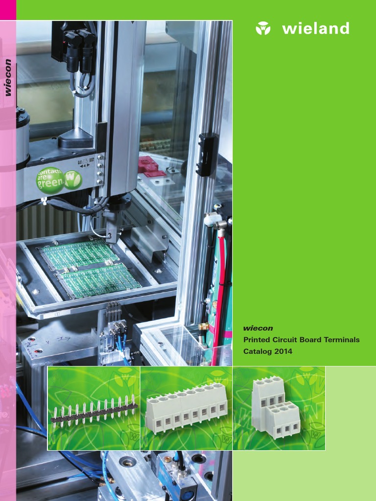 Wiecon: Printed Circuit Board Terminals Catalog 2014 | PDF | Printed ...