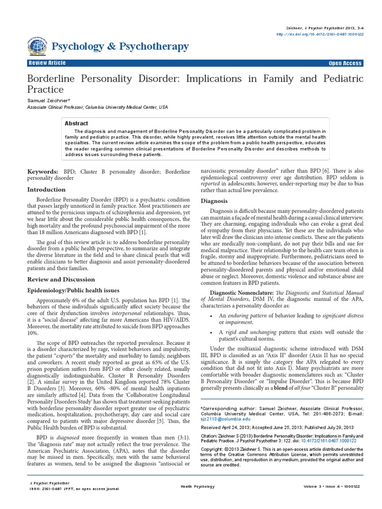 BORDERLINE PERSONALITY DISORDER FAMILY GUIDELINES visual data 4