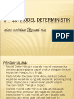 Model Deterministik PDF