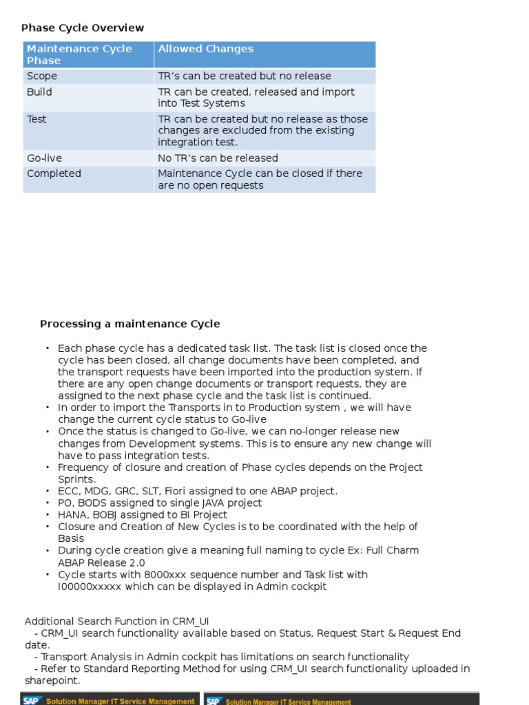 Maintenance Cycle Overview and Process | PDF | Computing | Software