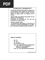 5ªa Clase - Paragénesis - Zonamiento