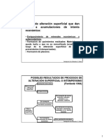 7 Clase - Alteración y Enriquecimiento Superficial PDF