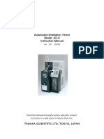 Automated Distillation Tester Model: AD-6 Instruction Manual