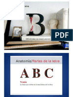 Anatomía de La Letra PDF