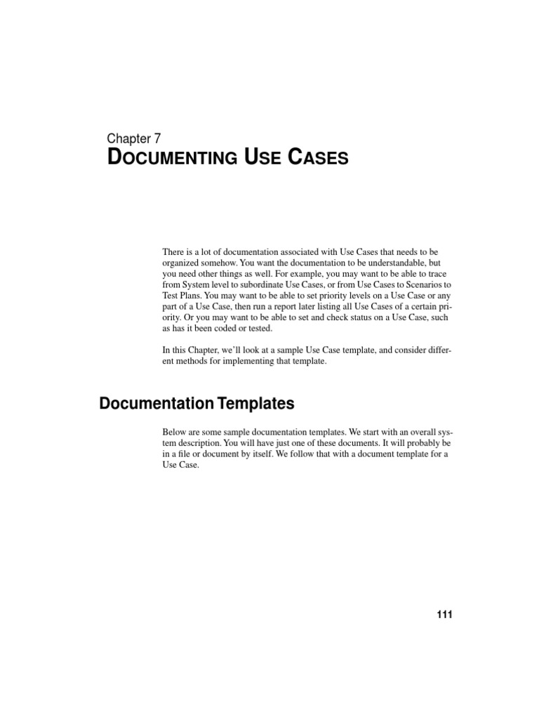 Use Case Documentation Guide | PDF | Use Case | User (Computing)