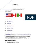 Países Norte y Sudamérica