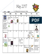 May 2017 Calendar