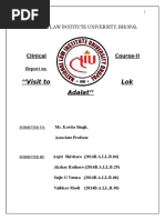 Lok Adalat Report
