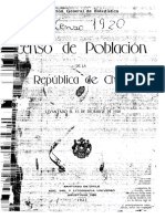 Censo de población de la República de Chile 