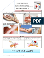 Basic First Aid (Worksheet)