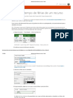 Adicionar Tempo de Férias de Um Recurso - Project PDF