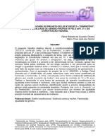 Artigo a Conflitualidade Conjugal e o Paradgma Da Violencia Contra a Mulher Barbara Soares