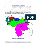 Regiones Naturales de Venezuela