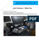 Becoming A Music Producer - What You Need To Know - EDMProd PDF