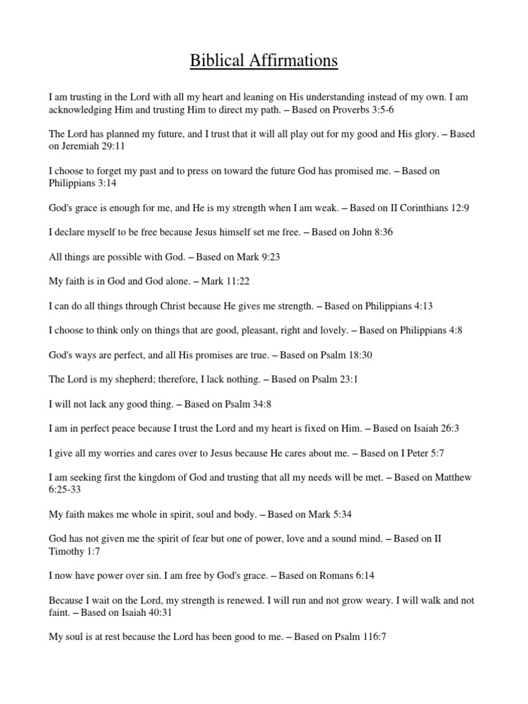 Danas Bible Affirmations Gospel Of Mark Epistle To The Colossians