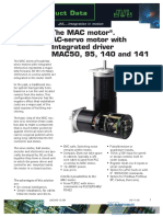 JVL AC-Servo Motor With Integrated Driver MAC50, 95, 140 and 141