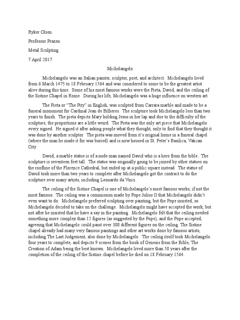 Michelangelo thesis 07 picture