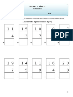 2 Prueba 1° Basico Matematica