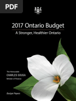 Ontario budget 2017