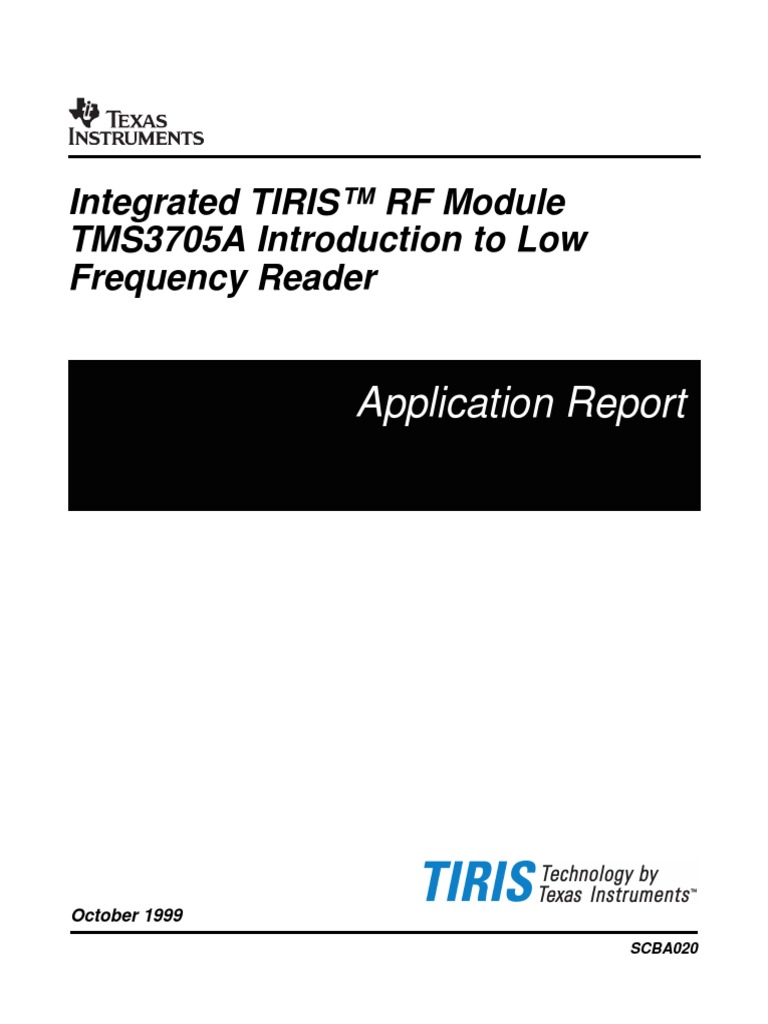 TMS3705A Antenna Coil | PDF | Amplifier | Inductor