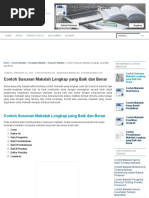 Contoh Susunan Makalah Lengkap Yang Baik Dan Benar Contoh Makalah Docx