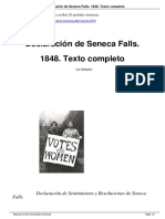 Delcaración de Seneca Falls