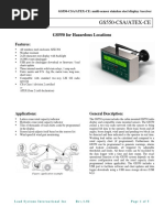 Lsi Gs550-Csa Multi Sensor Display Datasheet