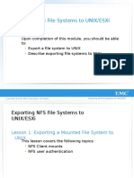 R MOD 17-Exporting NFS File Systems To UNIX ESXi