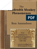 The Hundredth Monkey Phenomenon