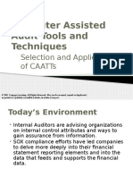 Computer Assisted Audit Tools and Techniques: Selection and Application of Caatts