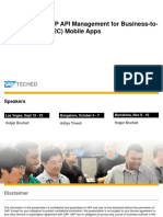 MOB303 - SAP API Management For Business-to-Consumer (B2C) Mobile Apps