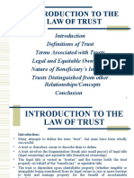 2CopyRequirements For The Creation of An Express Private Trust - Law Equity, Trusts Probate I