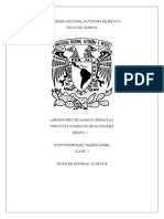 Practica 6 Oxidacion de Alcoholes