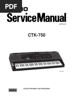 Casio CTK-750 Service Manual