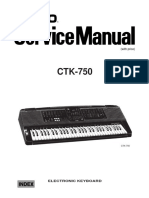 Repair CTK-750 Electronic Keyboard DSP