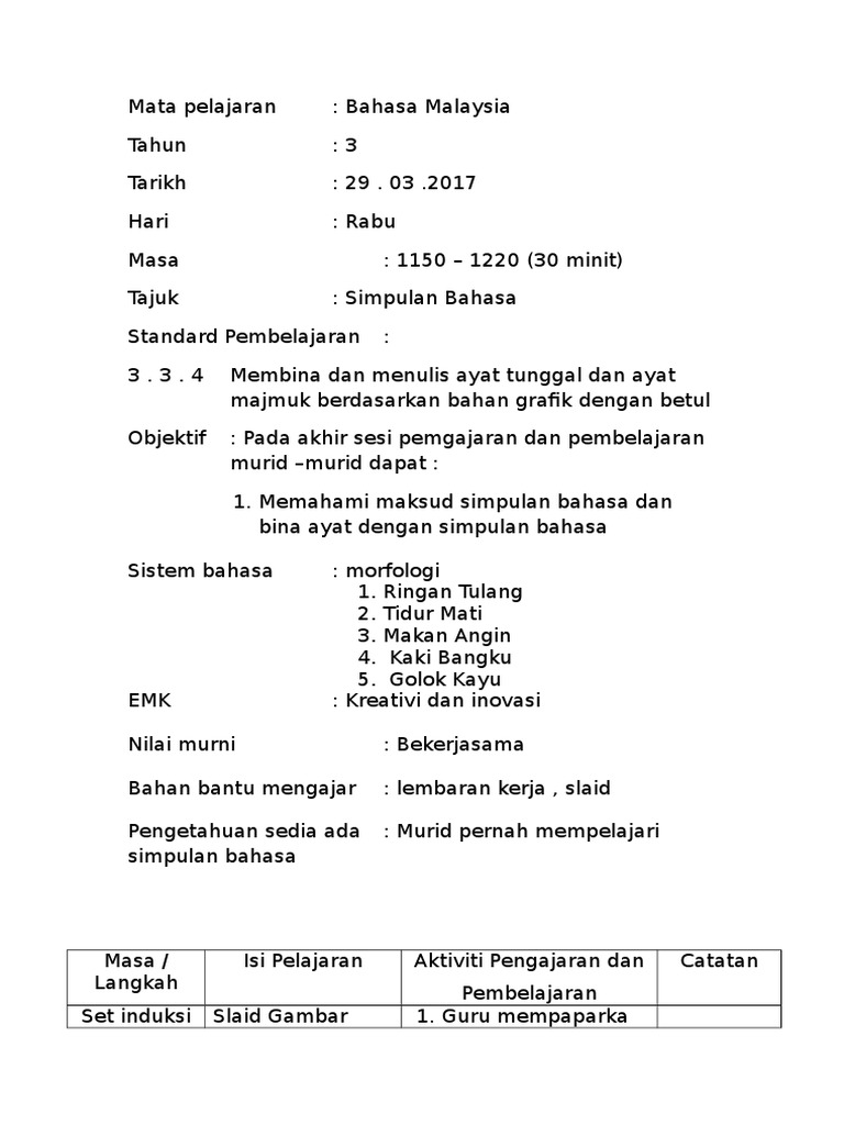 Simpulan Bahasa Pdf