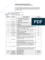 Jadual Kuliah Semester II 2016 