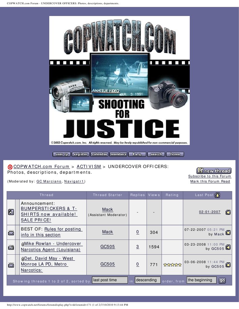 The Science of Cop Watching Volume 009 | PDF | Internet Forum | Copyright