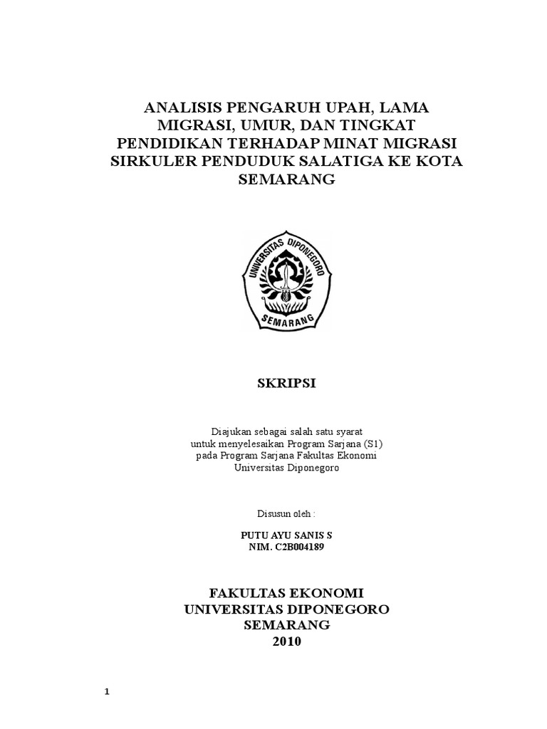 264610764 Contoh Skripsi Regresi Logistik Pdf