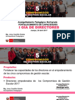 5 Compromisos de Gestion Escolar