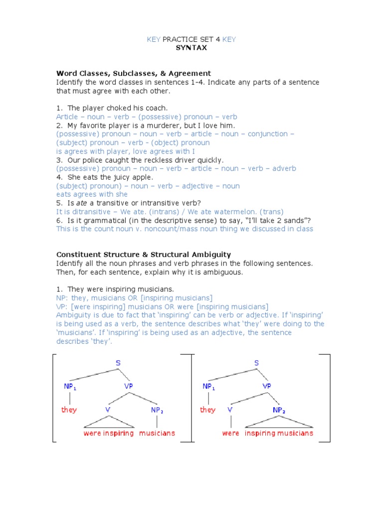 practice-set-4-syntax-key-verb-noun