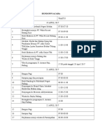 Contoh Rundown Acara Study Ekskursi