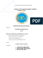 Monografia ROF - Organizacion Administrativa